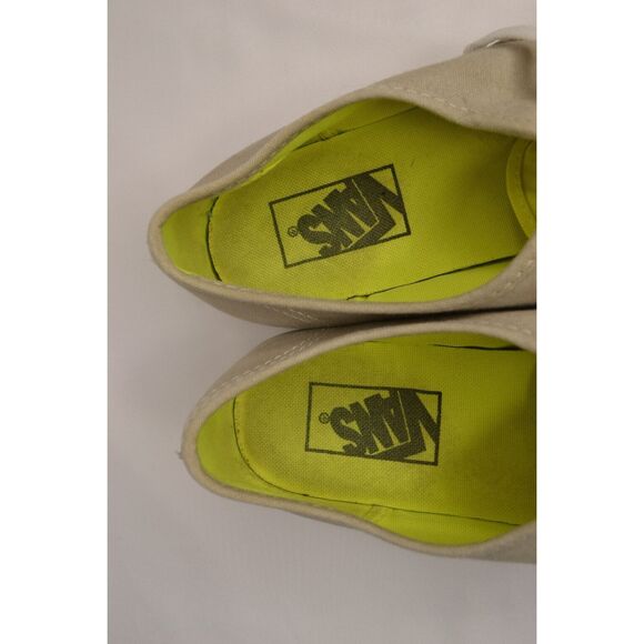 Vans Men's 7 Gray Neon Yellow Lace Up Shoes - Picture 8 of 11